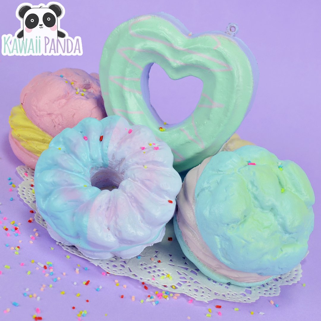 kawaiipandacom's tweet photo. If you love pastel colors and food themed #squishies are your thing 🍩🍰, then you wilI love the NEW Dreamy Pastel #squishy #accessories! 🌈🤗 The sweetest french crullers, heart churros and cream puffs EVER! 😍 #cafedeN #slowrising #kawaiishop
Kawaii Panda 🐼 Making Life Cuter https://t.co/RLWVNgnnj8