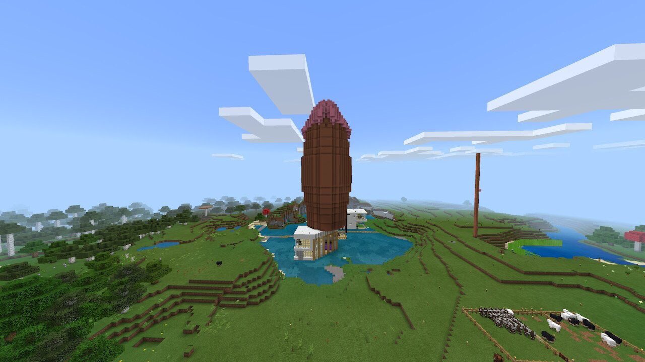 Twitter 上的 メンタリティしのはら クソでかいオブジェ作った Minecraft マイクラ マインクラフト Nintendoswitch T Co Aipsc0sit0 Twitter