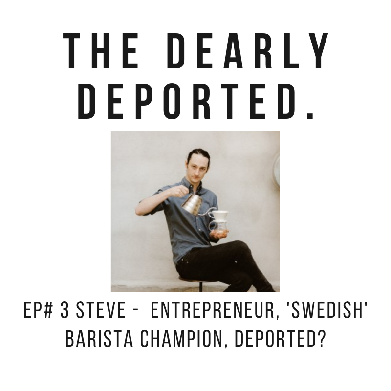diversify_org's tweet image. New #dearlydeported episode out! Steve, an Australian came to Sweden opened a small business, learned the language, and but faced deportation? Hear his story and others of #kompetensutvisning here:  diversifyfoundation.org/podcast/2019/5…