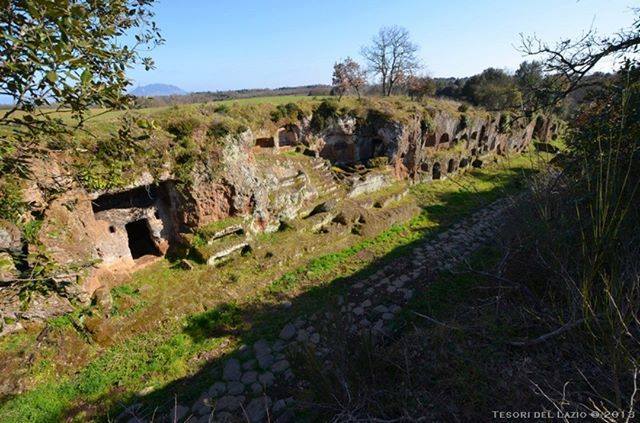 tesoridellazio's tweet photo. Fabrica di Roma (VT) La Via Amerina al Cavo degli Zucchi #fabricadiroma #cavodeglizucchi #agrofalisco #basolato #necropoli https://t.co/wnnDYrt064 https://t.co/RtarnLJLR0