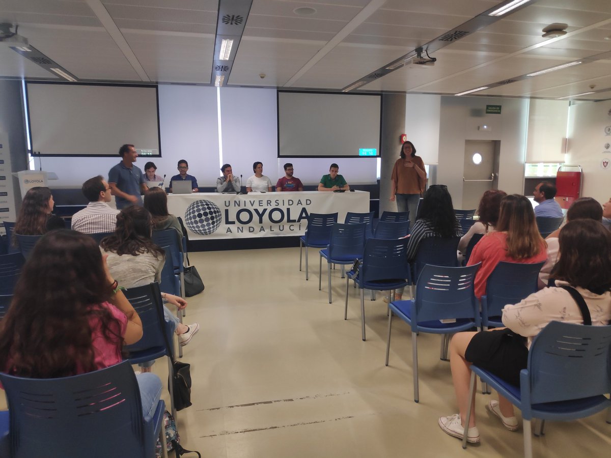 IN_Loyola's tweet photo. Comienzan las primeras presentaciones de las #startups participantes en la 2°Ed. de #StartupInLove en @LoyolaAnd. Las startups de @OpenFuture_And @Sinapssia @courbox_ #Pixitours y #Factorymatters tendrán que conquistar a los alumnos presentes con sus proyectos. ¿Surgirá el amor? https://t.co/ZBGpaqxJKe