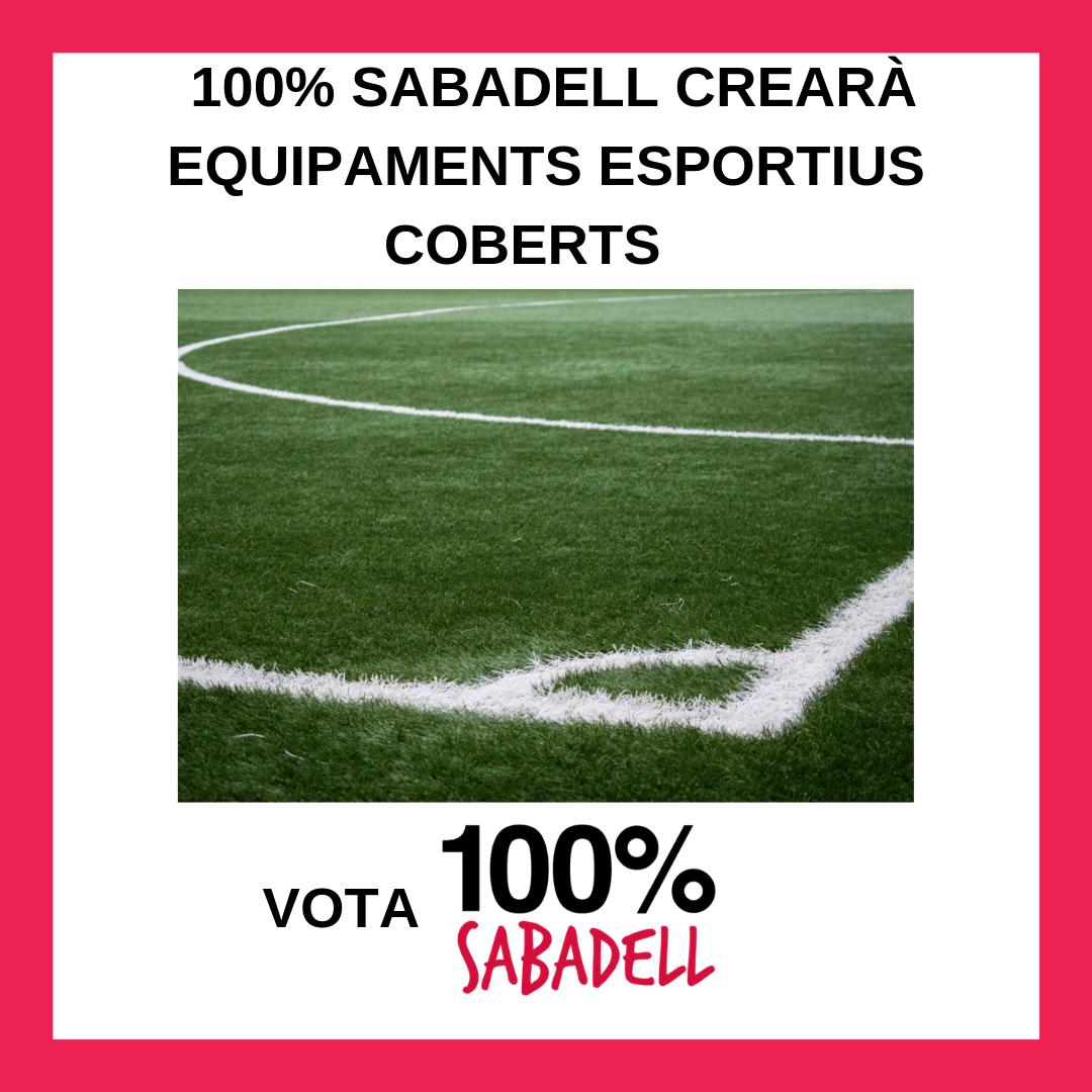 Farem que cada barri compti amb una anella esportiva al voltant dels camps de futbol municipals ⚽️

Complementarem els 5 pavellons municipals amb pistes cobertes 🏀🏸🏐🏑 i garantirem els programes d'esports  posant especial atenció en l'esport femení⛹️‍♀️🤾‍♀️🤽‍♀️ i l'esport inclusiu.