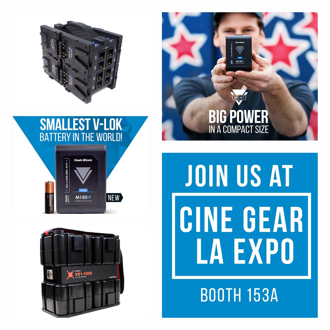 ManiosDigital's tweet photo. Join #ManiosDigital and #hawkwoods ๐๐ power solutions at #cinegear for an exclusive look at #newproducts! We will have the #MiniVlok battery, mobile power stations and more for your high power consuming #digitalcinema #cameras. Join us at Booth 153A.
.
#cinegearla #videographer https://t.co/RwymD8HhVQ