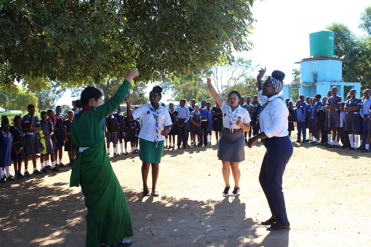 ZimbabweYess's tweet photo. We visited Jonas Primary School where we recruited 185 new members and 13 guiders.
#yessgirlsmovement
#yess2019
#yessteamzimbabwe
#Norecno
#WAGGGS https://t.co/D9cU4Hpb46