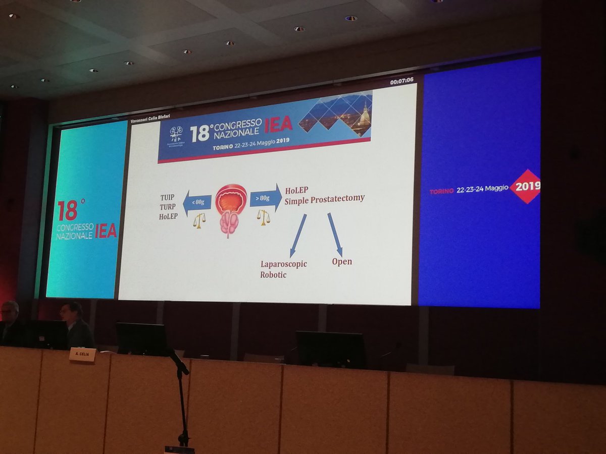 #IEA2019 Face to face per il trattamento dell'#adenomaprostatico
#IEA19 #IPB #BPH #Holep