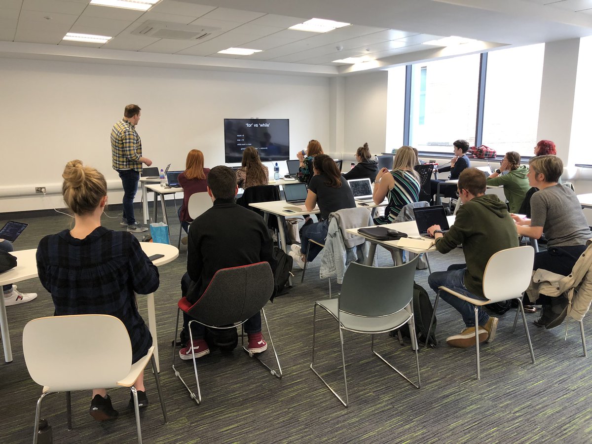 KrisJones4's tweet image. Week 2 of #LearnToCode getting underway. Thanks to @philsjh for taking this week #learnTo #code #python