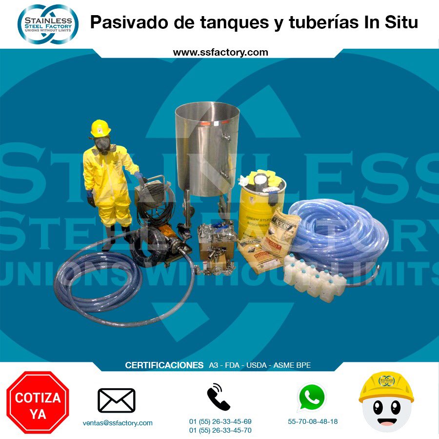 SSFactoryMX's tweet photo. #aceroinoxidable #tanques #tuberias #fabricacion #calidad #excelencia #cdmx https://t.co/aMakDCt6tz