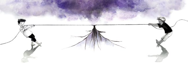 We negotiate, push, pull, stretch, and our lines sometimes get frayed in relationships with others