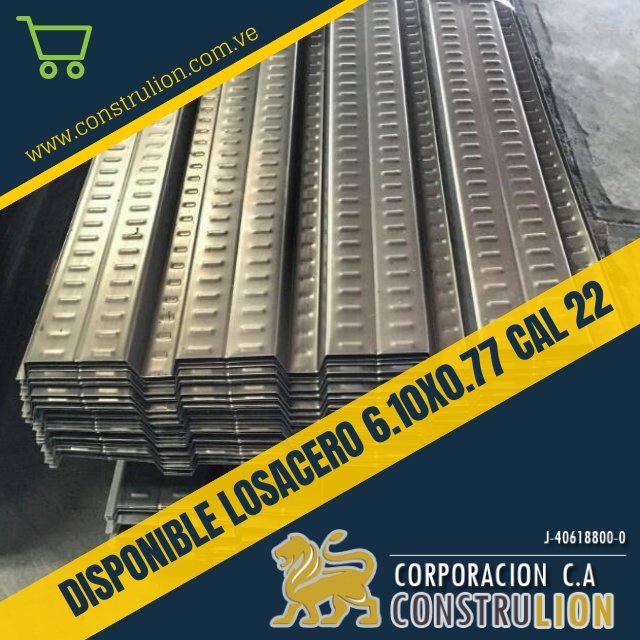 construlion's tweet photo. Disponible Losacero galvanizada troquelada 6,10 x 0,77 cal 22
Máster: 0241-8141999

👍 https://t.co/XPppLeRqWZ