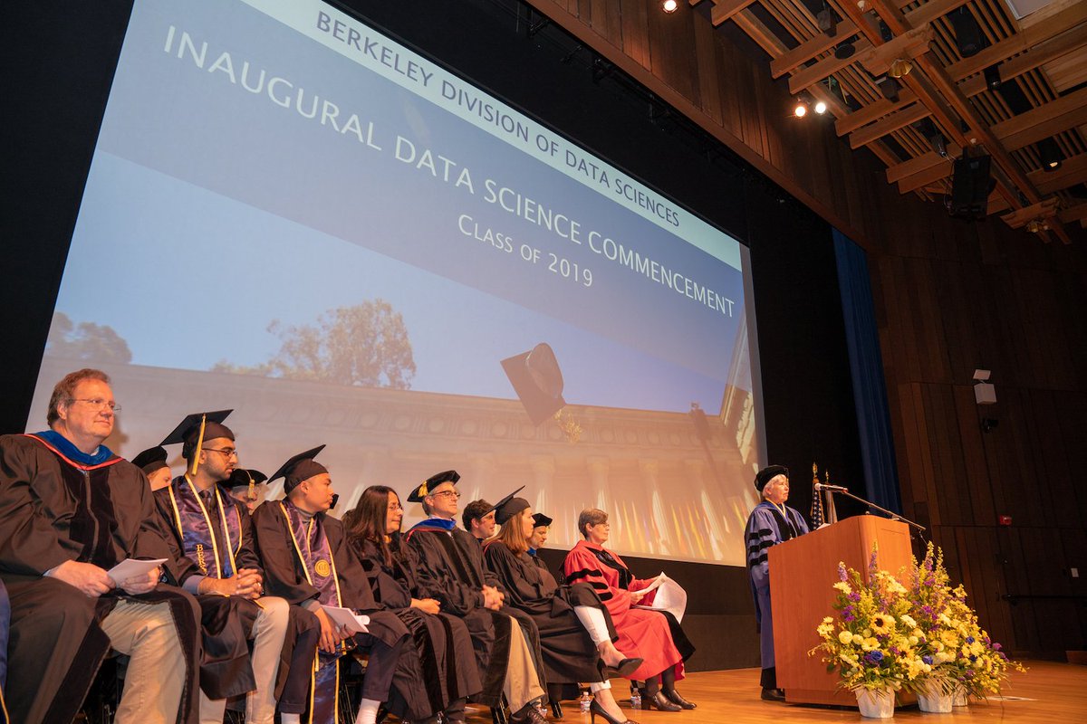 BerkeleyCDSS's tweet image. ...And they&apos;re launched! Thanks to all who helped make the first @BerkeleyDataSci commencement an awesome day fit for these amazing grads! #CalDataSci19 #CalGrad @KateJohnson_MS @MSFT_Business @MicrosoftSV @ucberkeley