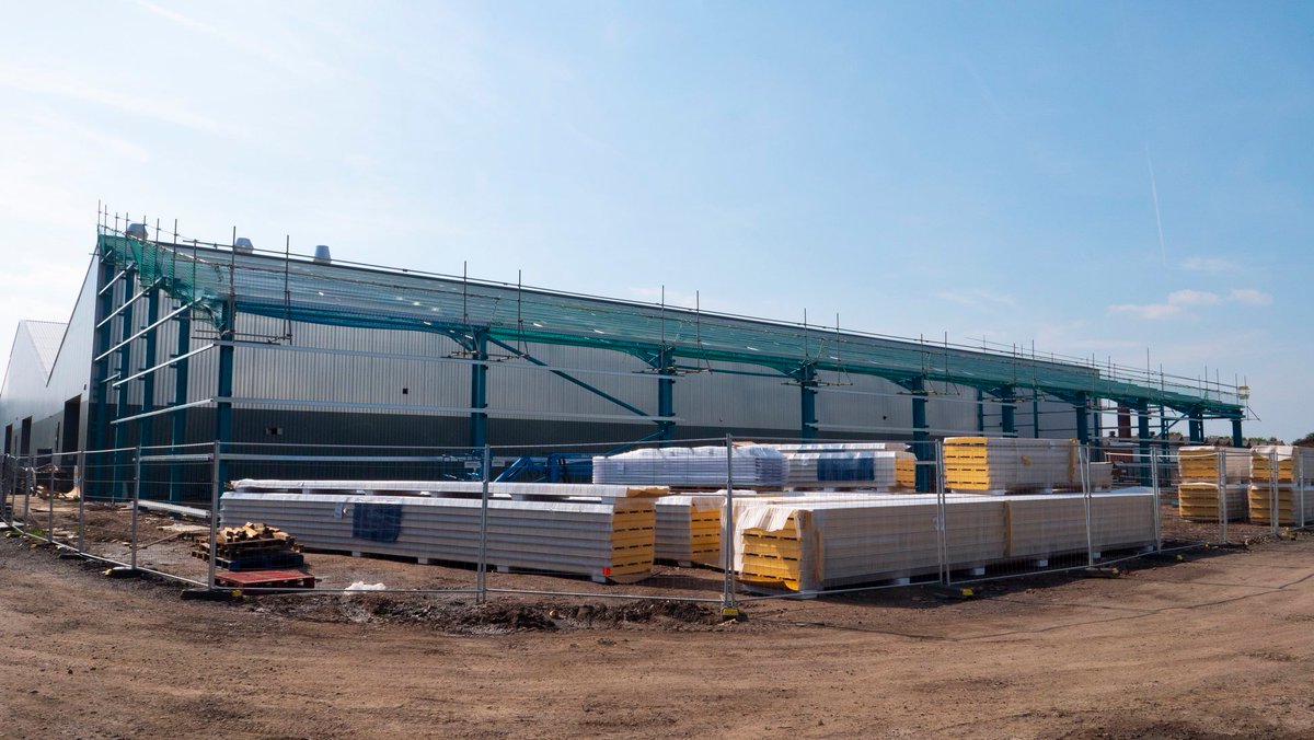 ProductionPark_'s tweet photo. Some more exciting developments are taking place at Production Park.

A much-needed extension to the Brilliant Stages workshops.

We’ll keep you up to date with all the changes as they unfold…

#BuildingSomethingBrilliant https://t.co/hM52hLyOwK