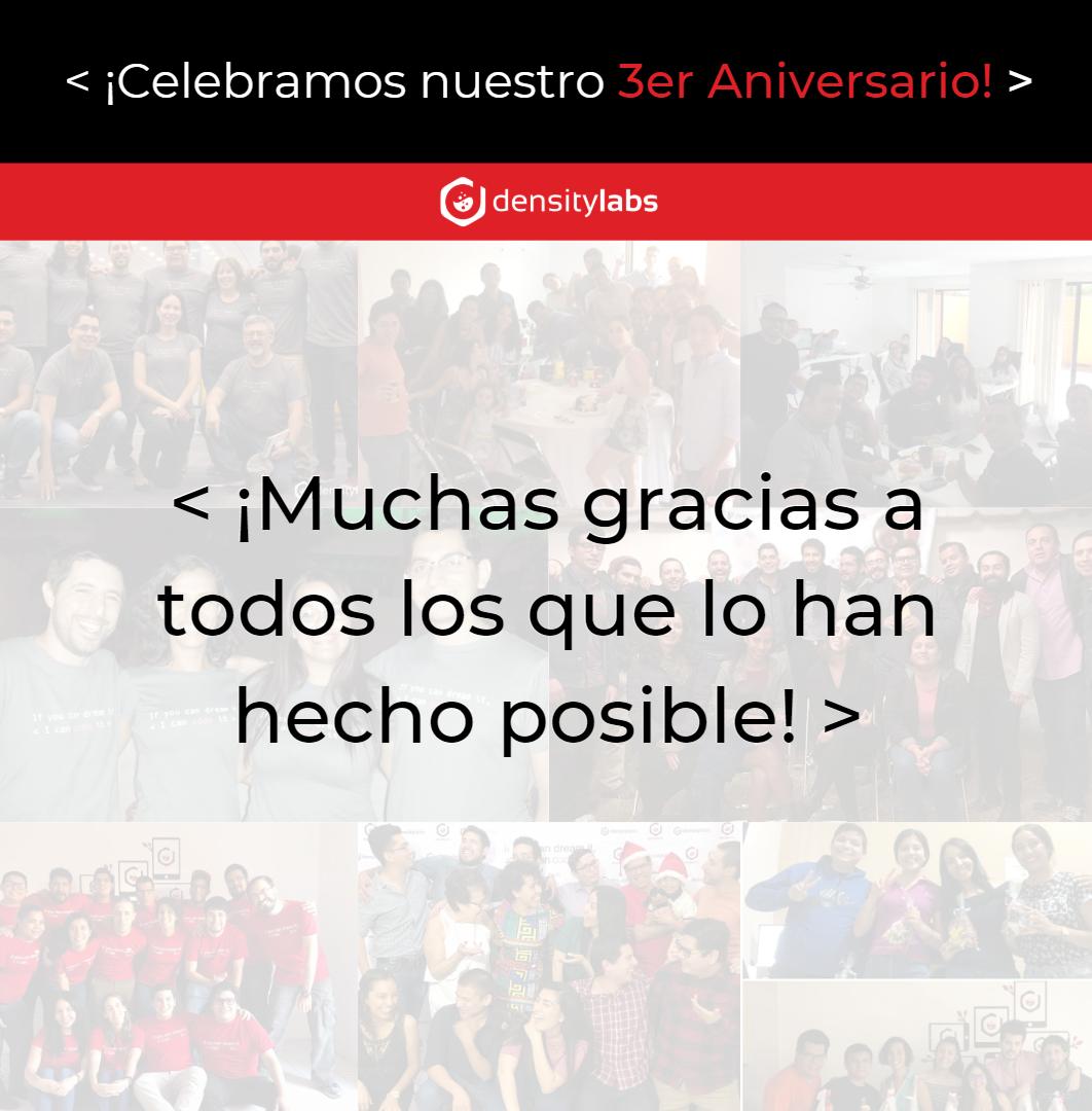 densitylabs's tweet photo. #Celebramos nuestro 3er #aniversario con toda la #familia #Densitylabs ¡Muchas #gracias a todos los que lo han hecho posible! ✨ 🎉 #Densiteam #celebración https://t.co/AnmPtnf7ou