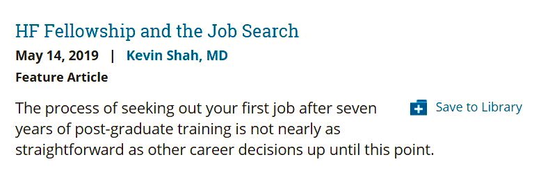 Thanks to @ACCinTouch for allowing me to write on #CareerAdvice I valued in my #JobSearch in #ACCFIT Newsletter #HeartFailure #AHAFIT 

@DrAdaStefanescu @noshreza @FudimMarat @EstefaniaOS @JosefStehlik @drbrowncares @YevgeniyBr @somedocs @MelissaLyleMD 

acc.org/membership/sec…