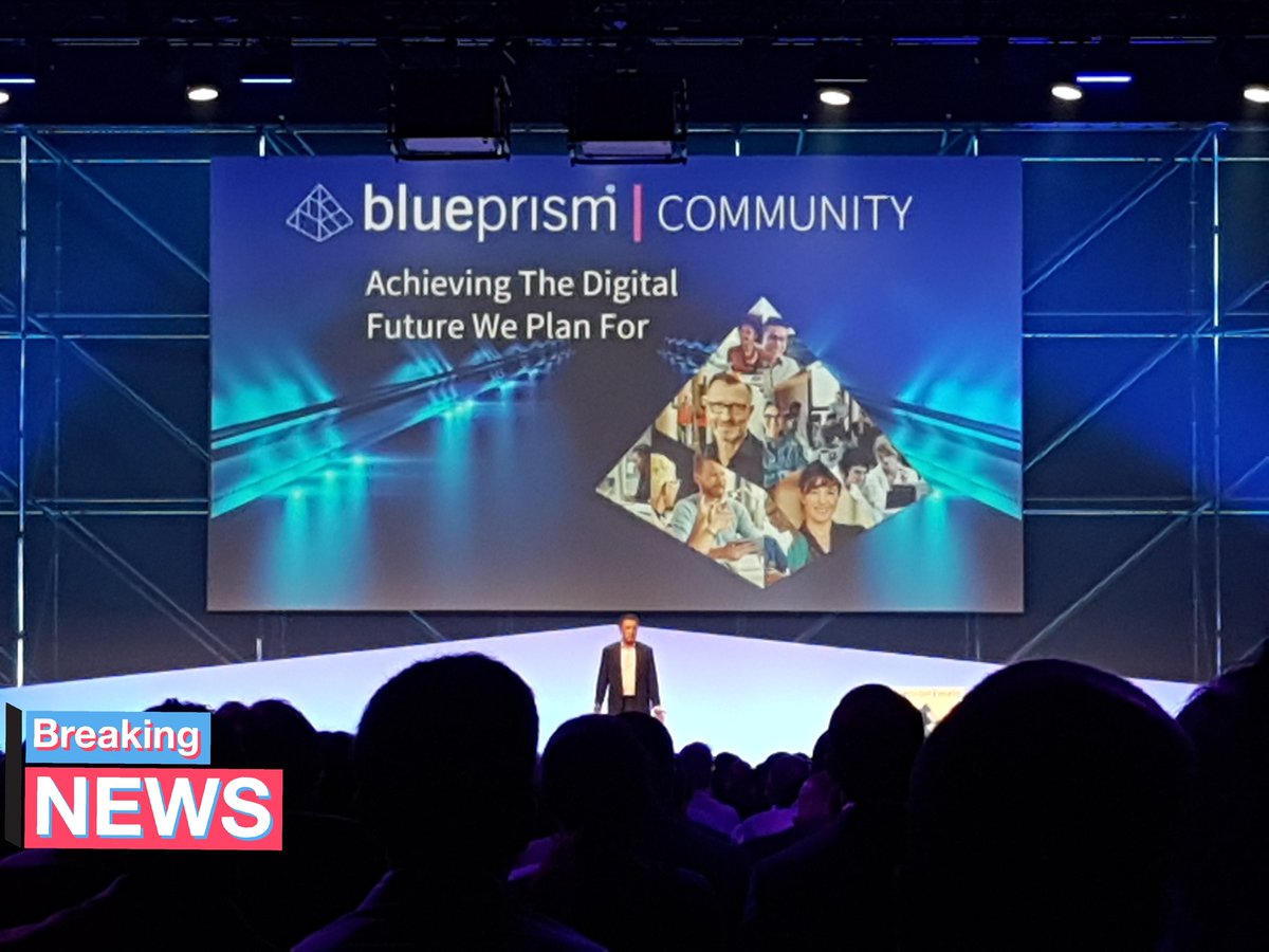 #BluePrismCommunity goes live in style at #BLuePrismWorld  Orlando.

Community.BluePrism.com