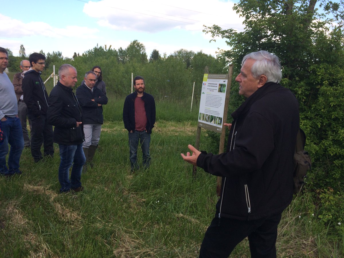 pascal_frey's tweet photo. [Réunion #DSF] : visite du dispositif ProPheT (@Inra_PACA @UMR_IAM) d'étude des #phéromones de trace chez la chenille #processionnaire du #chêne
#OakProcessionaryMoth
#ForestHealth
Pour en savoir plus ➡️ https://t.co/vO0y5p2vXY https://t.co/ESnPXEtPUD