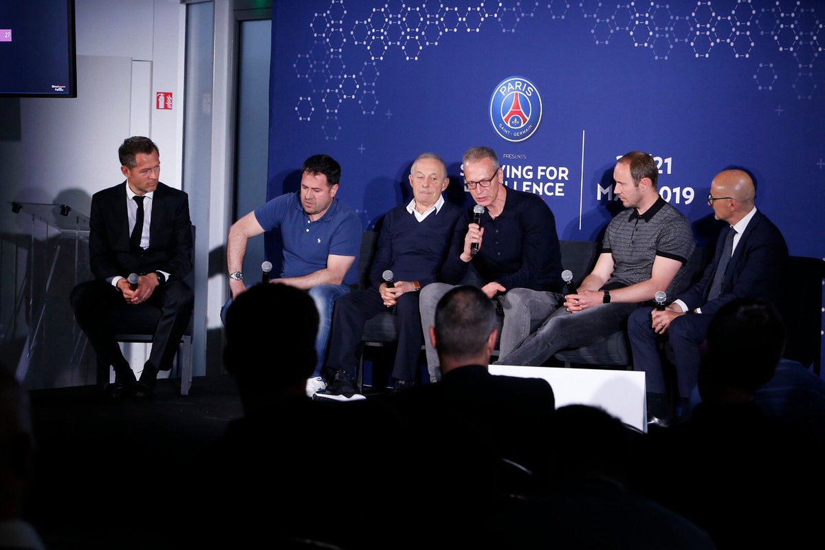 PSG_Performance's tweet image. 📸 📸 📸

A few #PSGsummit2019 snapshots with some of our great panel guests this week in Paris! 

🎤 @mart1buch, @LSuarez_Arrones, Roberto Sassi, Rainer Schrey, @milsomlfc &amp;amp; Antonio Pintus 💡