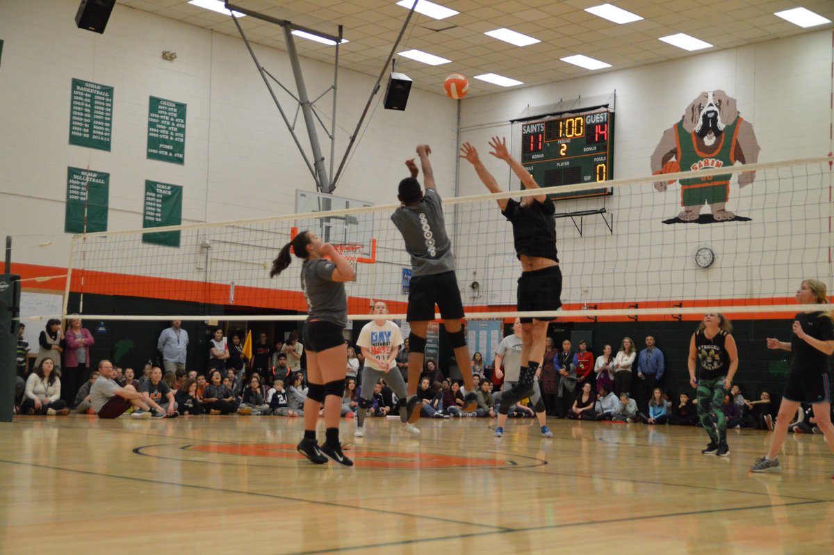 SabinSaints's tweet image. Our last Trait Team Assembly included our annual Staff vs. Student volleyball game, which was a TON of FUN! @CSSD11 #FunWithStudents