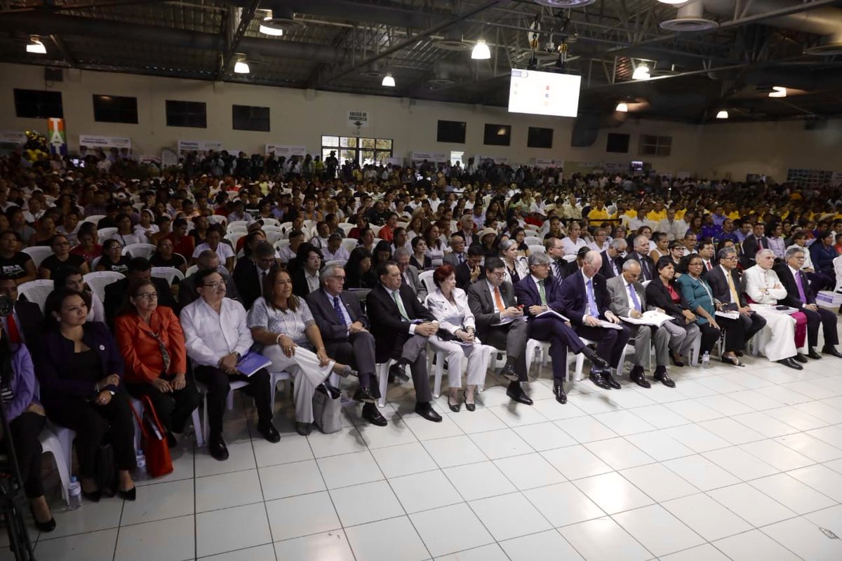 En un ejercicio transparente y cívico, presentamos a la nación el informe de cumplimiento de las metas del Plan Quinquenal de Desarrollo 2014-2019 “El Salvador productivo, educado y seguro”.