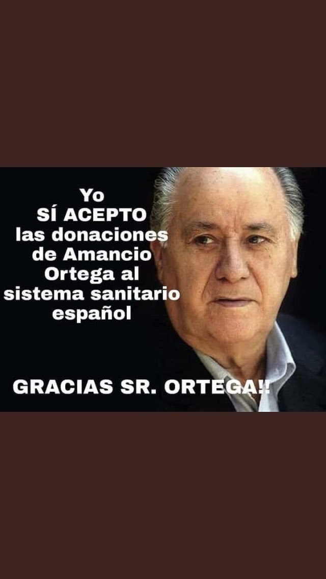 Paquirri74's tweet photo. Gracias Don Amancio , me hace creer en la humanidad . https://t.co/8AmI2XZzdA