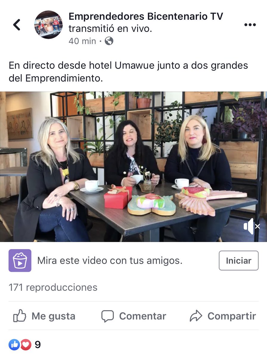 Nuestra Directora, Patricia de Bernardi, conversa con <a href="/emprendedoresbi/">Emprendedores Bicentenario</a> TV 📺 sobre nuestro Closet 💖 de otoño 🍂 el próximo 7, 8 y 9 de junio en <a href="/centrosuractivo/">Suractivo</a> 

Sigue la transmisión aquí facebook.com/emprendedoresb… 
#TodosSomosJulieta