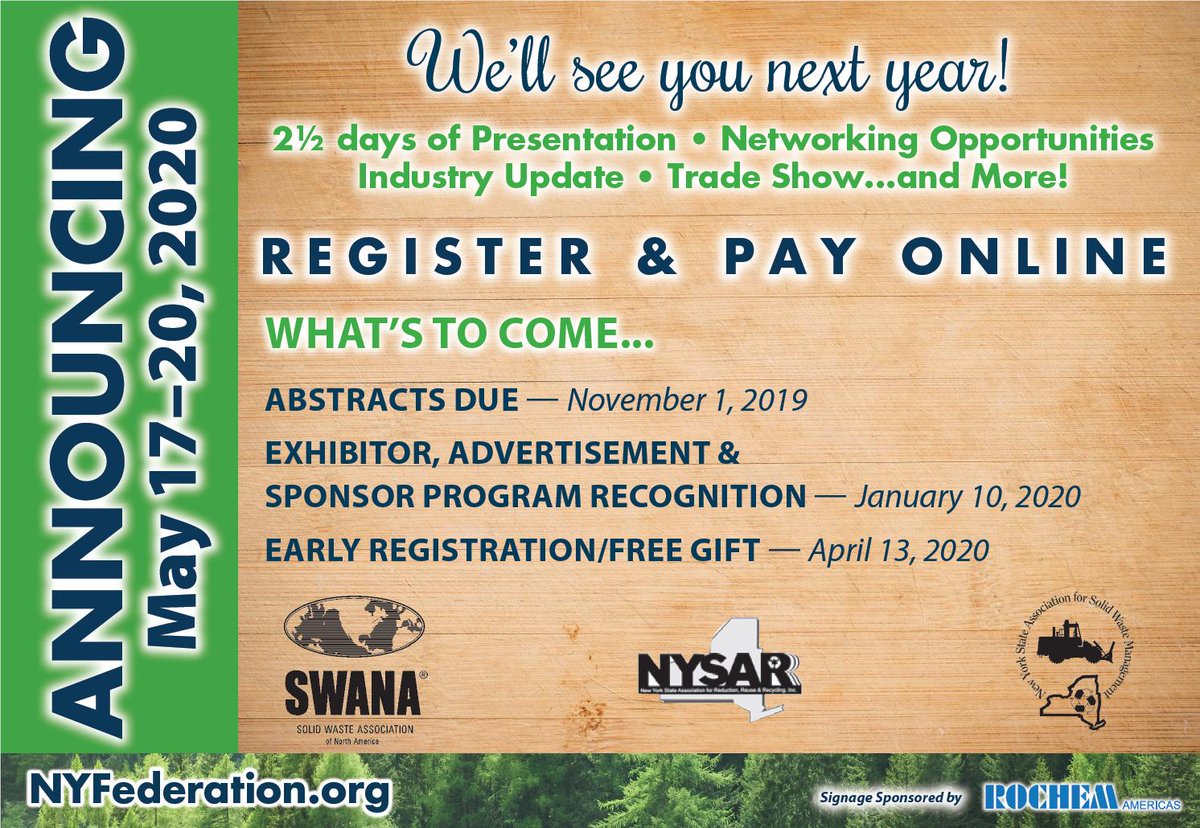 Thank you attendees, speakers, sponsors &amp; exhibitors for making this a fantastic #nyfedconf! We'll see you in 2020!