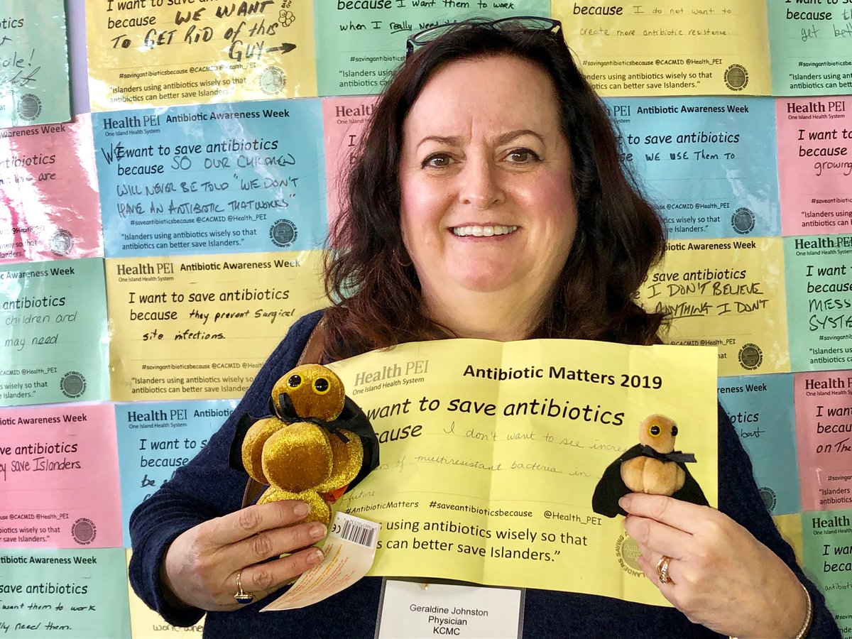 berniwood's tweet photo. At the doll germ booth #Antiboticmatters #savingantiboticsbecause @CADTH_ACMTS @MSPEI_docs @PEISMLS @HealthPEI @PEIWellness @ARNPEI @PEIPharmacists https://t.co/n25ClP6CJm