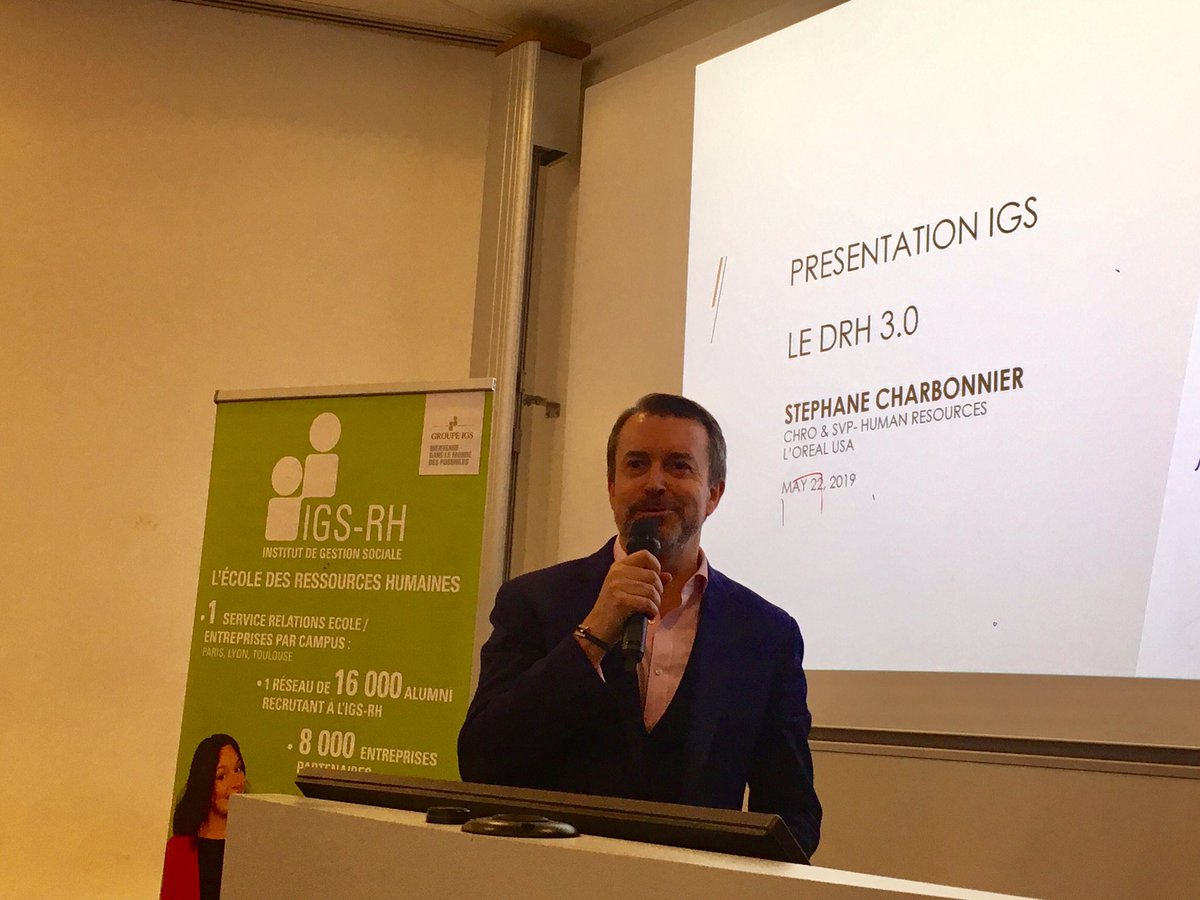 #AlumniIGSRH Stéphane Charbonnier, promo 1990, CHO de <a href="/LOrealUSA/">L'Oréal USA</a> revient sur ses années étudiantes et sa carrière ! @igsRH fière de ses #Alumni
