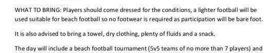 FREE BEACH FOOTBALL| Monday 27th May - 1-3pm @ Broughty Ferry Beach for 9-16yr olds. Please retweet.