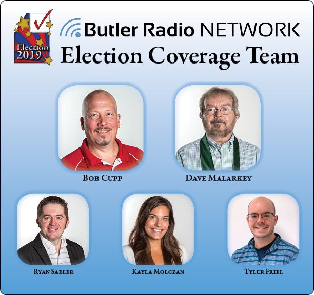 ButlerRadio's tweet photo. Thanks to our team who covered the elections for Butler County yesterday! #ButlerRadio
https://t.co/aPEMYcknp5 https://t.co/SjCM0QB4Jh