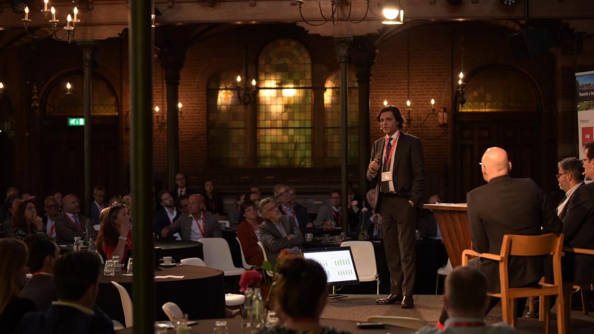 ULIEurope's tweet image. Today at ULI Netherlands Annual Conference, Shamez Alibhai, @ErikBichard and @_mortennielsen joined together on stage to share their views on #MeasuringValue - in particular, #SocialValue and the importance of investing in people and their well being through a built environment.