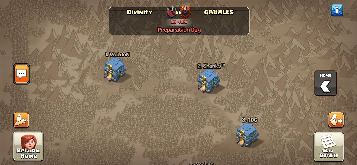 DivinityCoC's tweet image. No dip style mid week war.....good luck @gabalescoc
