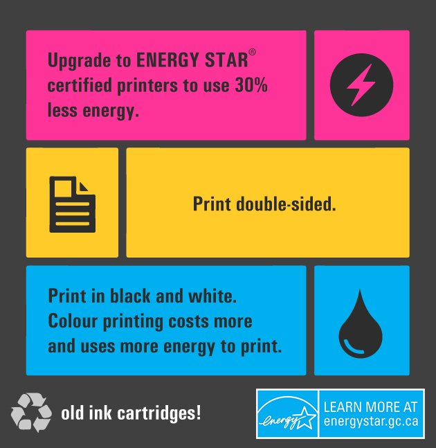ENERGYSTAR_CAN's tweet photo. Saving energy should be a priority in the office. Follow this guide for an #EnergyEfficient workplace 🖨️⬇️: https://t.co/dhvyG9GyYN #WednesdayWisdom #OfficeSavings https://t.co/K2qBdW30MZ