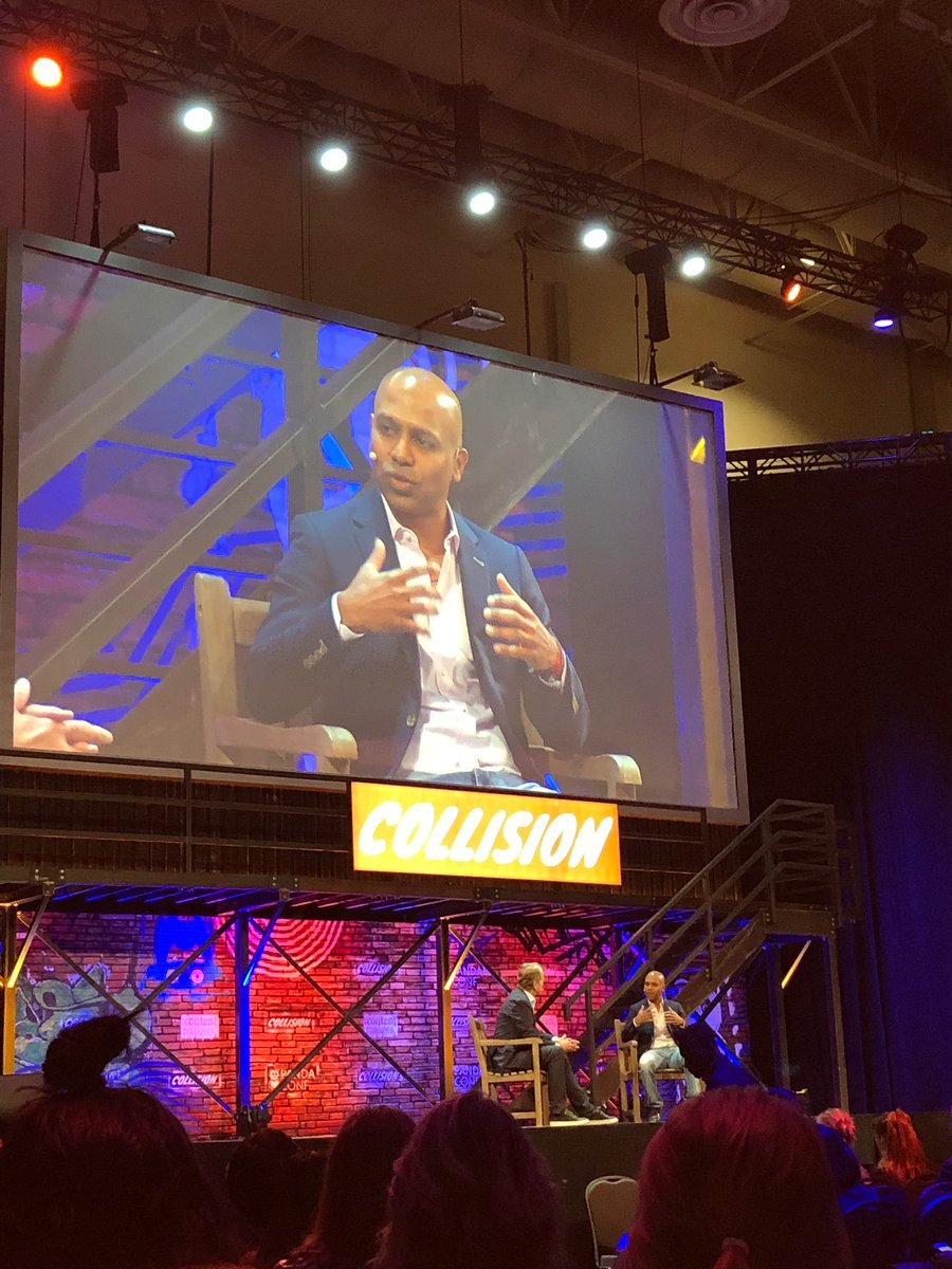 Day 1 Highlight <a href="/collisionconf/">Collision Conference</a>: <a href="/ragythomas/">Ragy Thomas</a> CEO &amp; Founder of <a href="/Sprinklr/">Sprinklr</a> spoke about the impact his career coach had on his entrepreneurial journey. He understood and saw results investing early in building his leadership skills. #CareerCoaching #CollisionConf