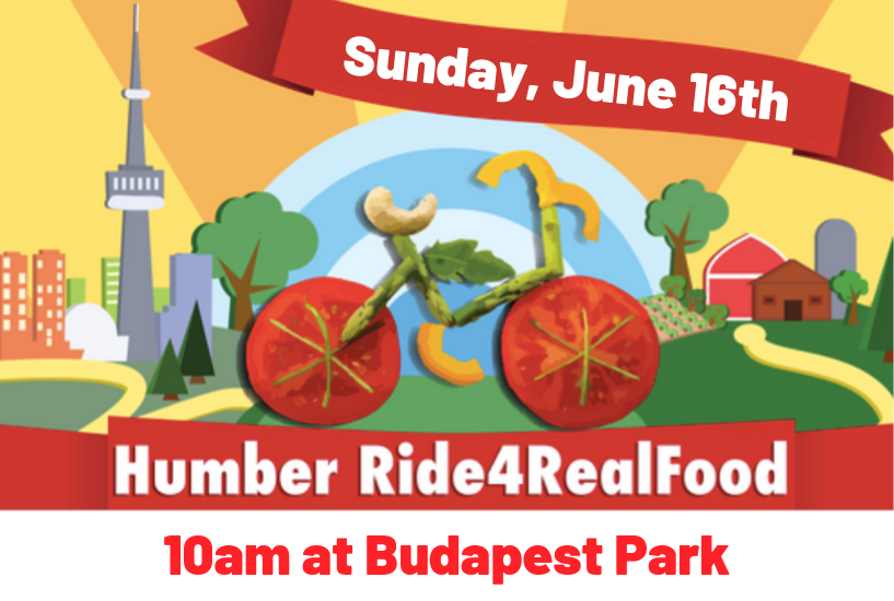 Ride4RealFood's tweet photo. It's that time again! The 9th annual Humber Ride4RealFood is fast approaching, on Sunday, June 16th. We will be embarking on our new route from Budapest Park at 10am. Register now, or support an existing team at https://t.co/r0kyWgFgx8 #HR4RF https://t.co/HD2KPaQ0cS