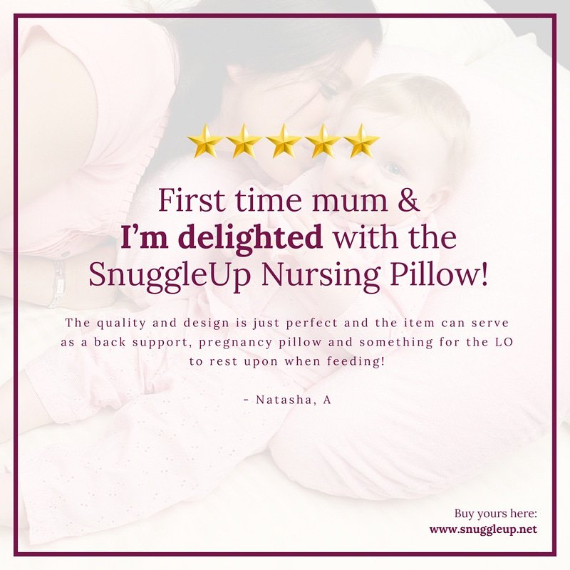 Feeding pillow ✔ 
Bump support ✔
Baby nest ✔
Tummy time ✔

The <a href="/snuggleupgroup/">Snuggle Up™️</a> multi-purpose Nursing Pillow has got you covered! To shop, click here:  
amazon.co.uk/SnuggleUpTM-Mu…

.
.
#pregnancy #preggo #pregnancyproblems #pregnancypillow #mumtobe #nursingpillow