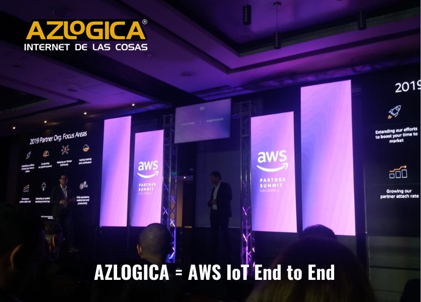 AZLOGICA's tweet photo. #AZLOGICA en #PartnerSummitAWS Como el mayor competency partner solutions en #IoT de #AWS estableciendo redes y sinergias para acelerar la adopción y crecimiento de soluciones #IoT. #SummitAWS #InternetOfThings #InternetdelasCosas https://t.co/e6JNu5LcJK