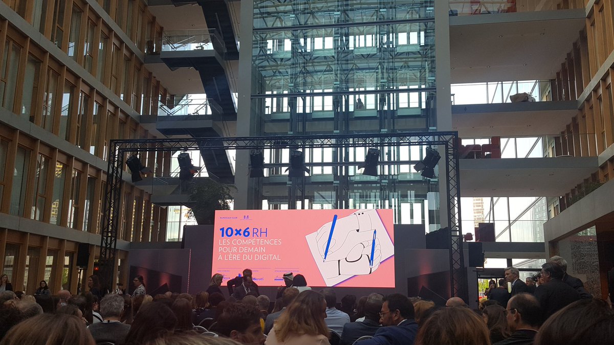 cha_mass's tweet image. The edition of the @paperJam_lu #10×6 is starting : #HR-The skills of tomorrow for the #digital era @MaisonModerne