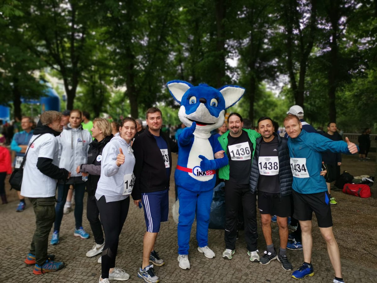 Der Fuchs ist ganz klar auf unserer Seite! 
#firmenlauf