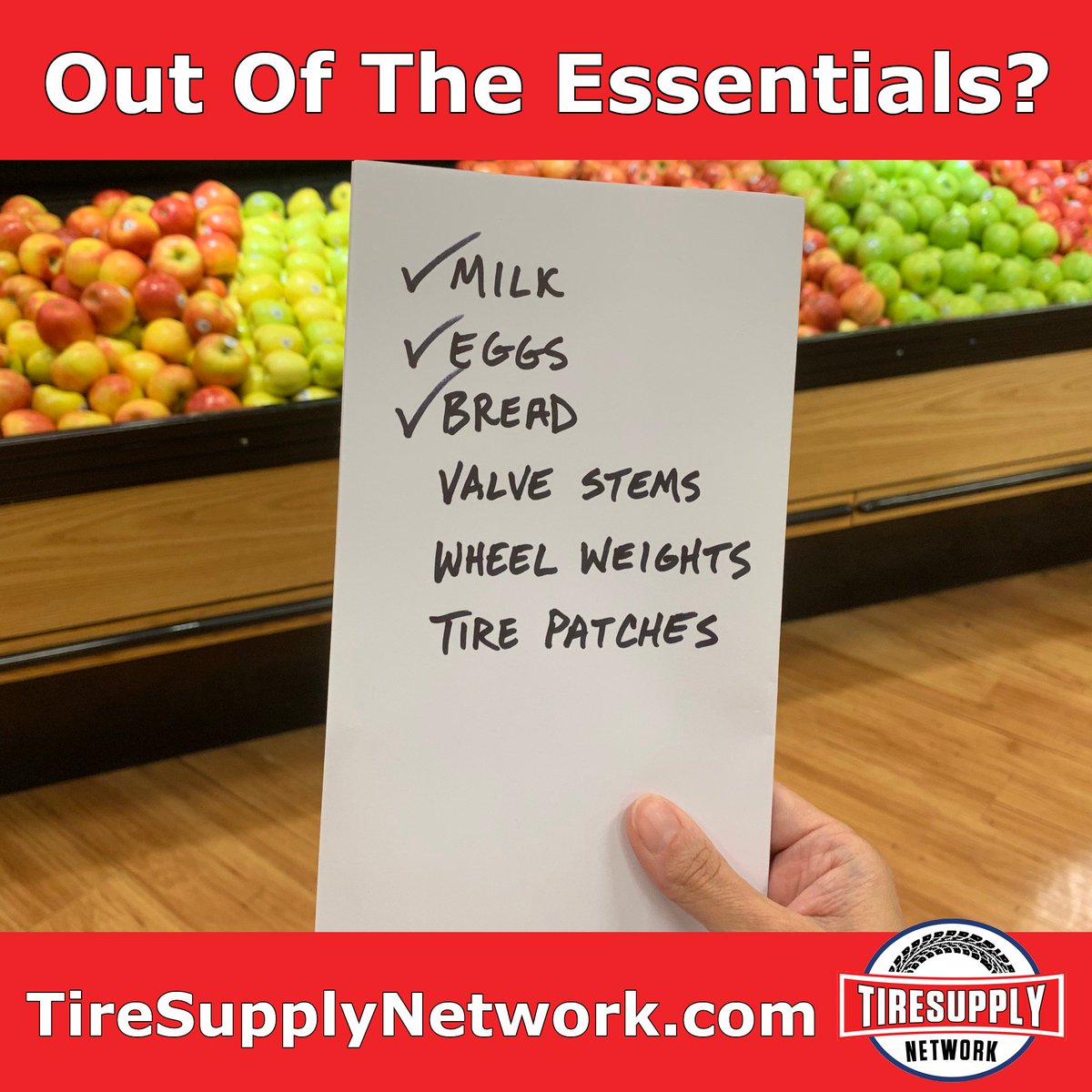 TireSupplyNet's tweet photo. FREE SHIPPING on orders over $25! First-time customers get 10% off select categories! Visit us at https://t.co/XwhbV7yJFf today!
#tirerepair #tirerepairs #tiresupplies #tpms #tr413 #tr572 #valvestem #valvestems #wheelweight #wheelweights #tire #tires #tirepatch #tiresupplynetwork https://t.co/ir19xHh4Ua