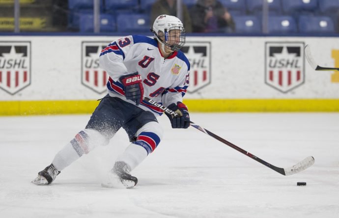 JustinLoweHB's tweet photo. Head over to @tylertyping to read my latest draft preview. 

Should the #Blackhawks draft Trevor Zegras with their 3rd overall selection? https://t.co/COAaiM1Vaf