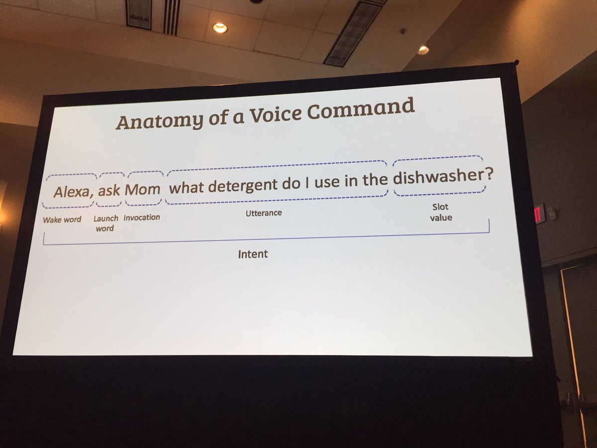 Anatomy of voice command bij Alexa. Using Alexa en Google for learning #atd2019  #ATDlowlands