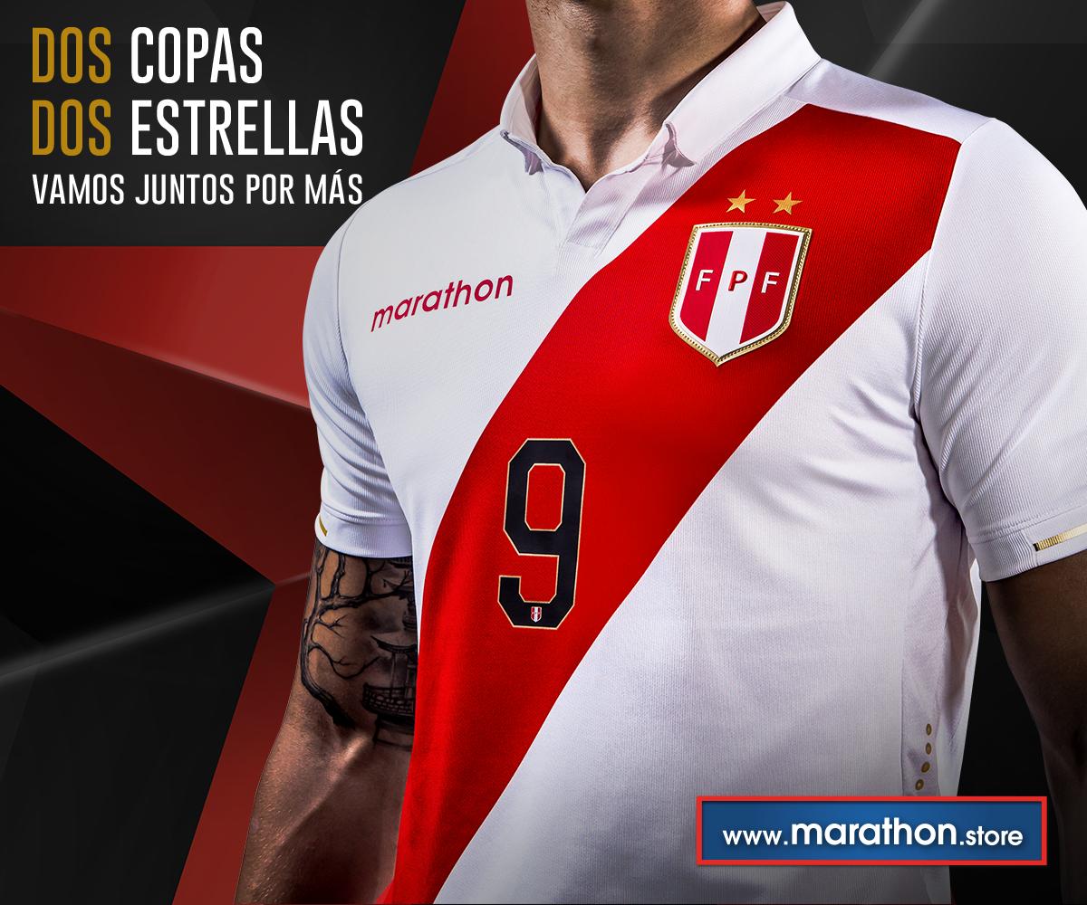 Marathon Perú on Twitter: "Presentamos la nueva camiseta para la Copa marcada con nuestras dos estrellas de Campeones de 1939 y 1975. Una que nos recuerda quienes somos y que