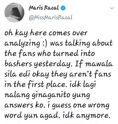 sunakow's tweet photo. Ayoko na sanang magcomment dito dahil LR na masyado pero nanggigil ako. Its too much. This is just too much.  Masakit na yung sabihan kami ng mga solids ninyo na fake fan at bashers pero coming from you?! Ibaaa! Aren't fans talaga?! 

*tagging along Inigo kay para ni ninyo 2 https://t.co/BxfQw7UZZ5