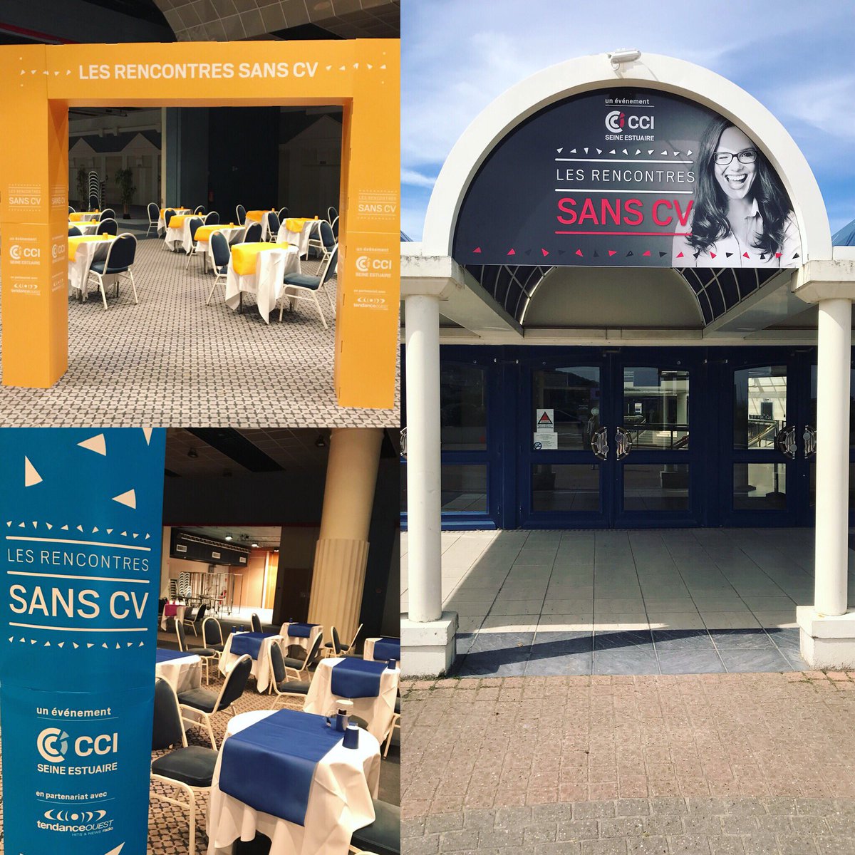 cciseinestuaire's tweet photo. Tenez-vous prêt, #LesRencontresSansCV 🤝 c’est demain. Nous nous préparons à vous accueillir au @CID_Deauville à partir de 10h ! 350 postes sont à pourvoir et 1500 participants sont attendus 💪
🔎 En savoir plus : https://t.co/AV59XBuCbX
#LRSCV https://t.co/laWAxxirR3