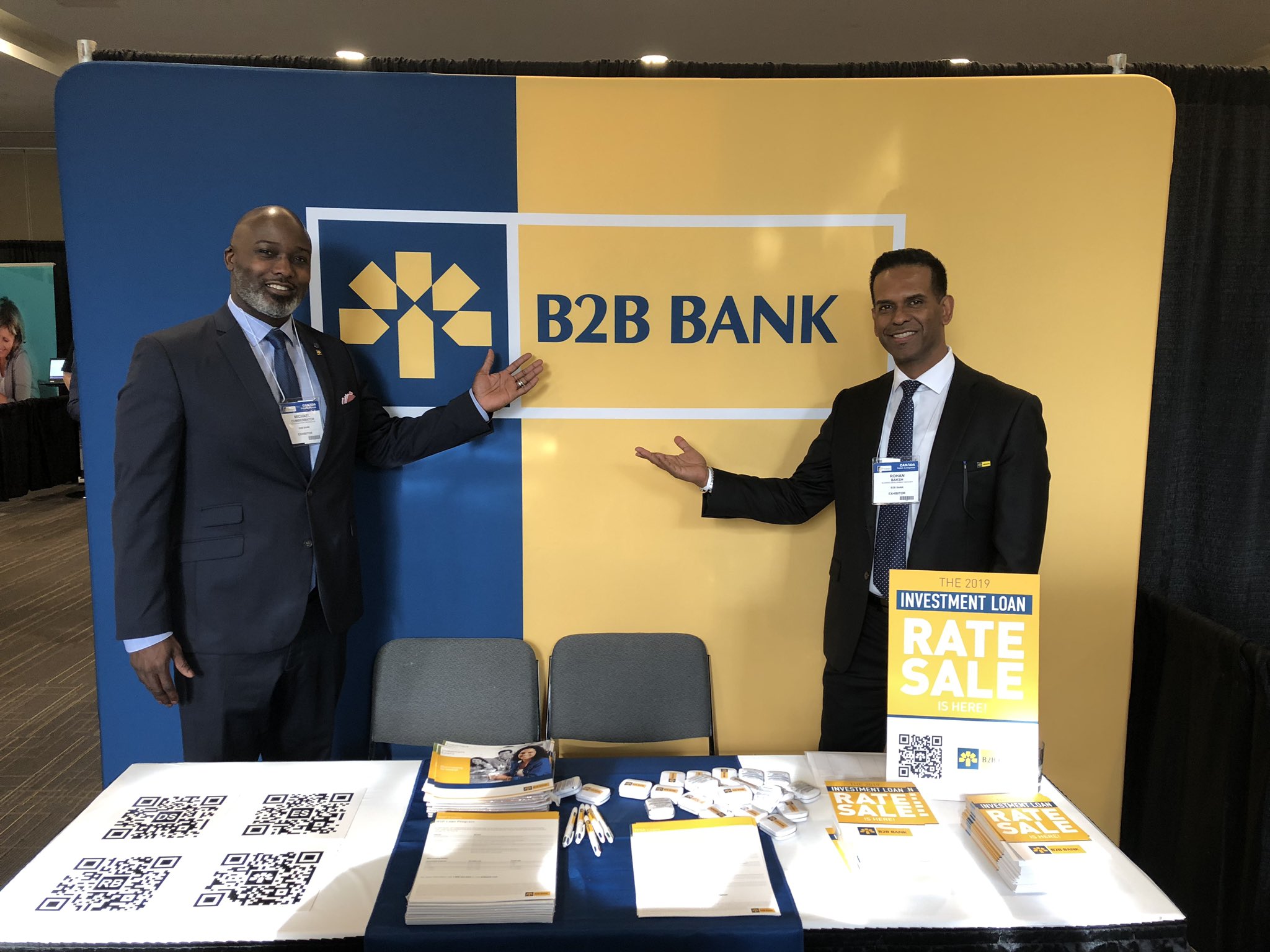 B2b Bank Drop By And Say Hello To Michael Cumberbatch And Rohan Baksh B2b Bank Booth 38 Canadasalescongress