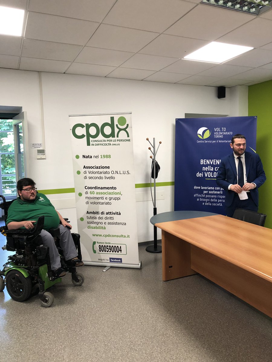 Ieri e oggi a #Torino si è tenuto il corso di formazione sulla normativa, a cura della CPD - Consulta Persone in Difficoltà. Formatore del corso: Carlo Giacobini. Per #VolTo ha portato i suoi saluti <a href="/SilvioMagliano/">Silvio Magliano</a>, che ha rimarcato l’importanza della formazione per i #Volontari