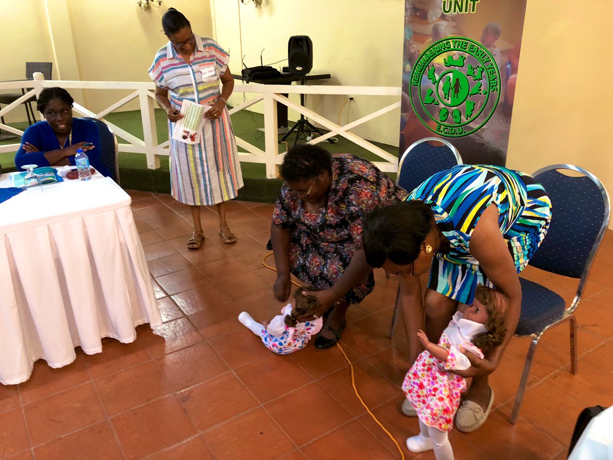 almita_jenkins's tweet photo. Training #education and #health service providers in #AntiguaandBarbuda ๐ฆ๐ฌin #careforchilddevelopment to guarantee #ForEveryChild #development @UNICEFECA https://t.co/nBTTrqV5ik