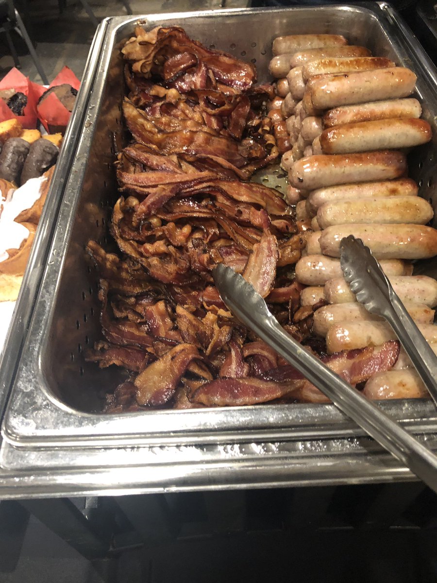 NCComm's tweet photo. #ndmgmt19 a great start to the morning!  Any day that starts with #Bacon is a great Day!!! https://t.co/erXzqLFVEx