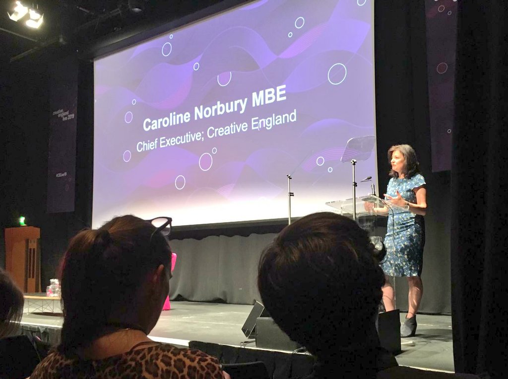 DomUnsworth's tweet photo. Thanks so much @CarolineNorbury @mehprice @newbijohn and everyone @creativeengland for your support of @ResourceProds To be included in #CE502019 in this our 20th Anniversary year, is particularly special. We were so pleased to participate in #CELive19 yesterday too THANK YOU https://t.co/CS84zNSB6S