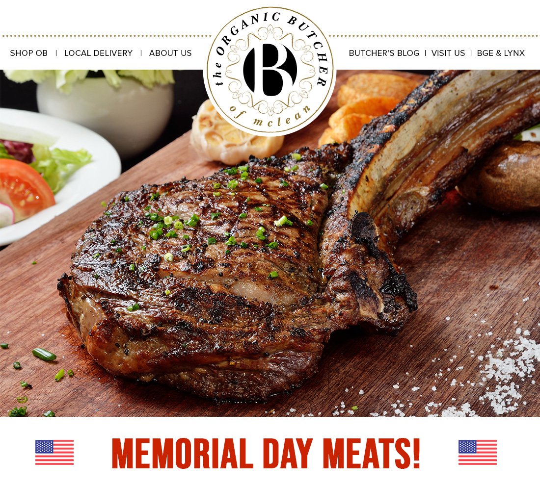 ORGANICBUTCHER's tweet photo. Memorial Day Newsletter + Tomahawk Special! - https://t.co/PFtALdCqbA https://t.co/7mNwgbJ8aP